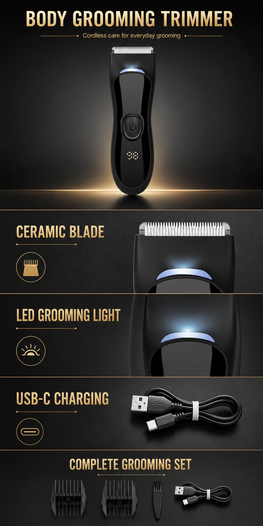 AIMEI HC-W058 body trimmer OEM product detail image A.